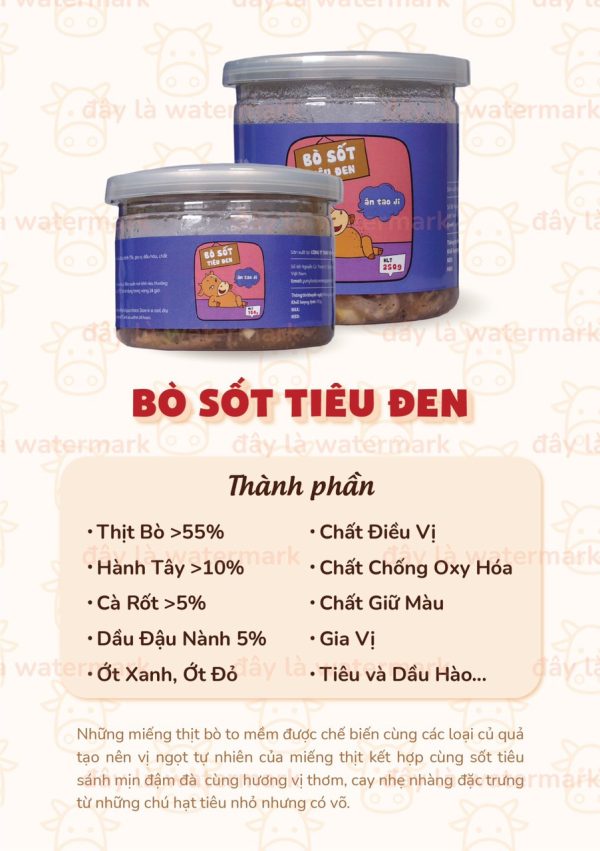 Bò sốt tiêu đen