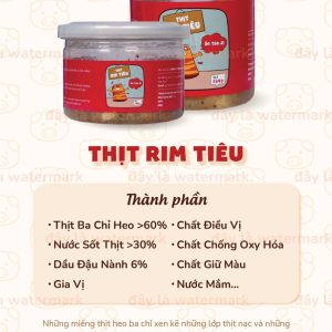 Thịt rim tiêu