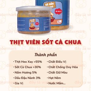 Thịt viên sốt cà chua 320g Thịt viên sốt cà chua 200g