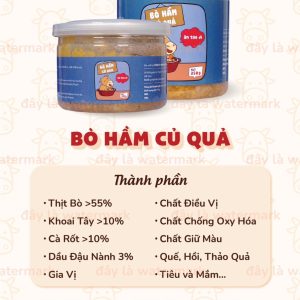 Bò hầm củ quả